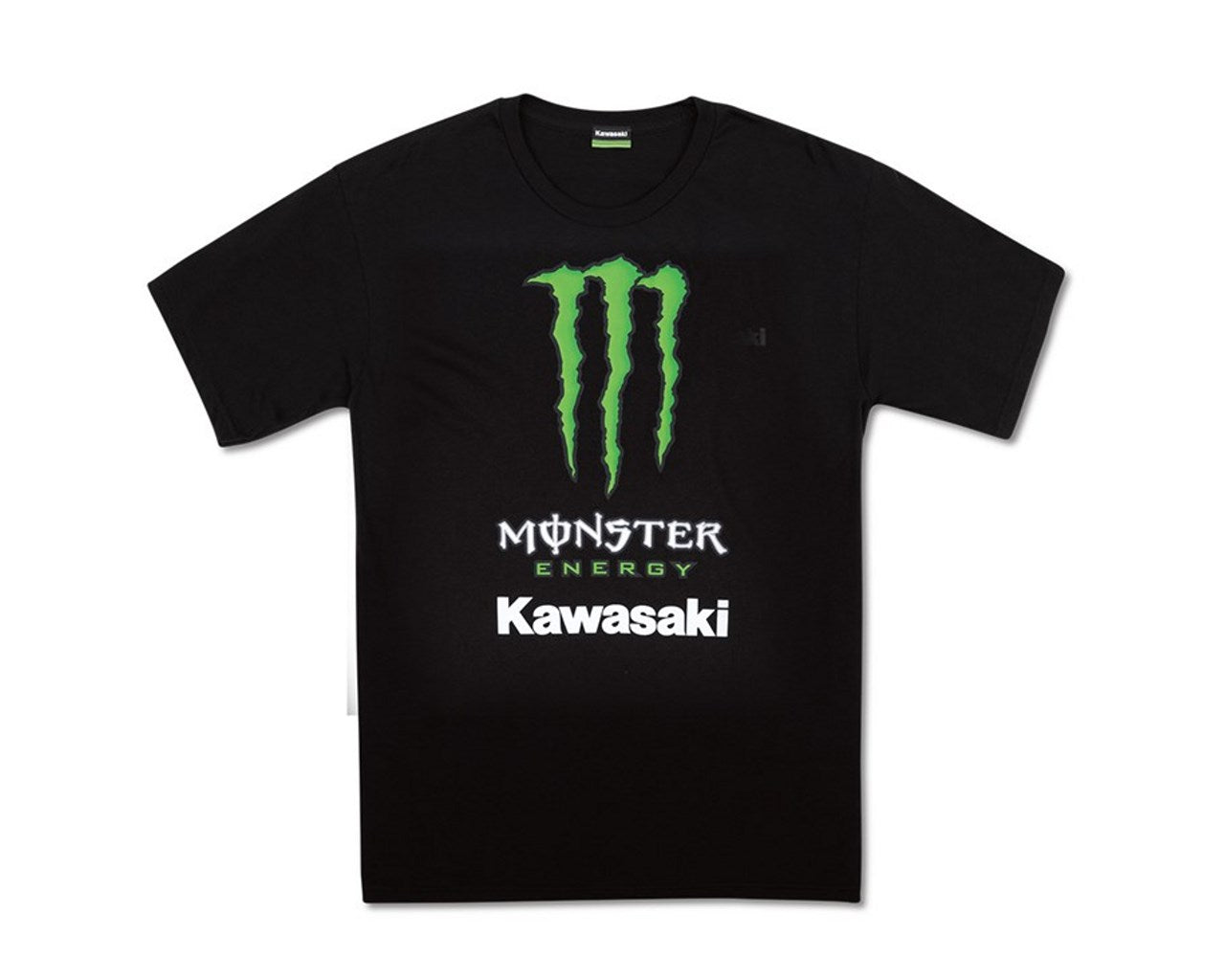 Kawasaki Monster Energy Team Short Sleeve Front Profile Shirt Black