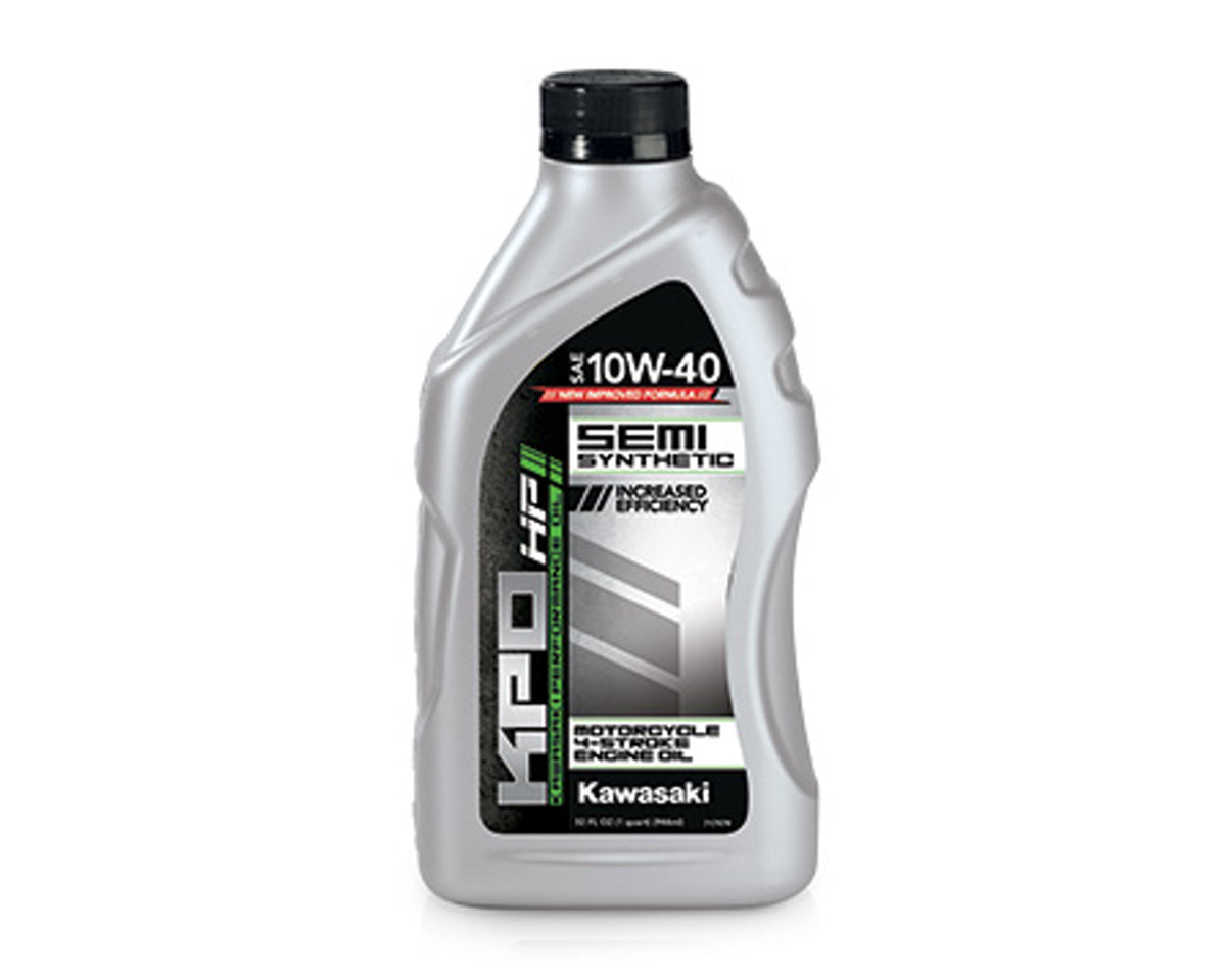 Kawasaki KPO Semi-Synthetic 4-Stroke Engine Oil, Quart, 10W-40 K61021-300-01Q