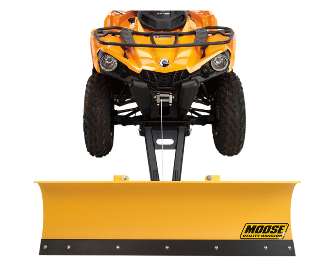 Moose Utility 55 Complete Snow Plow Kit with Pushtube Universal ATV M –  Koup's Cycle Shop