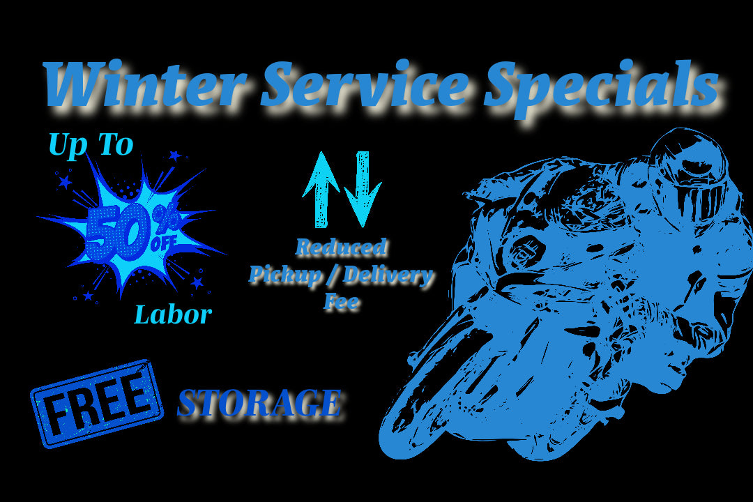 Indoor Motorcycle Storage and Winter Service Specials