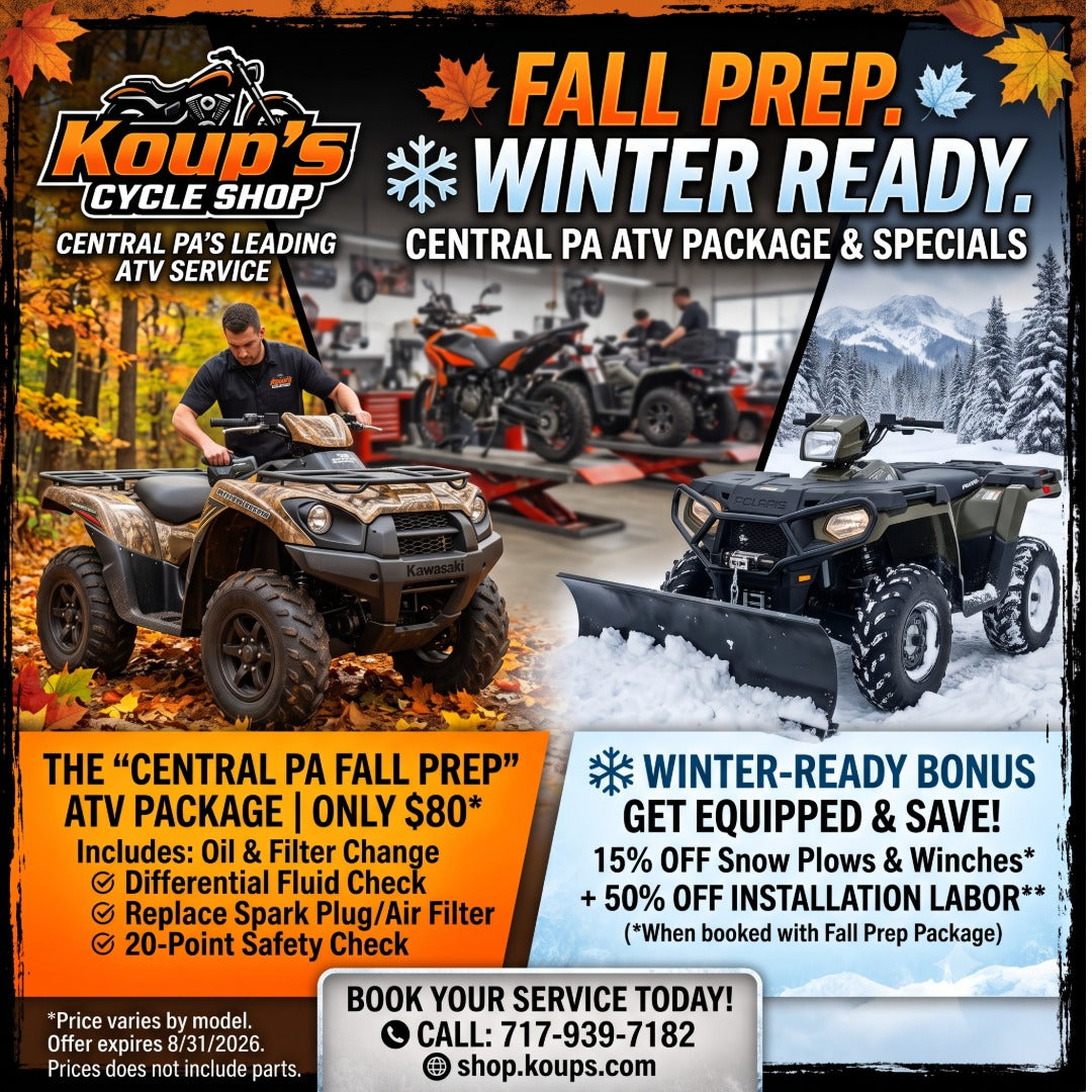 Is your ATV ready for hunting season... and winter snow?