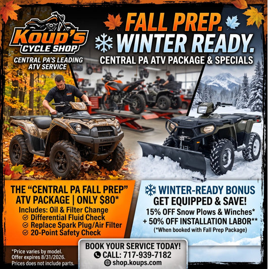 Is your ATV ready for hunting season... and winter snow?