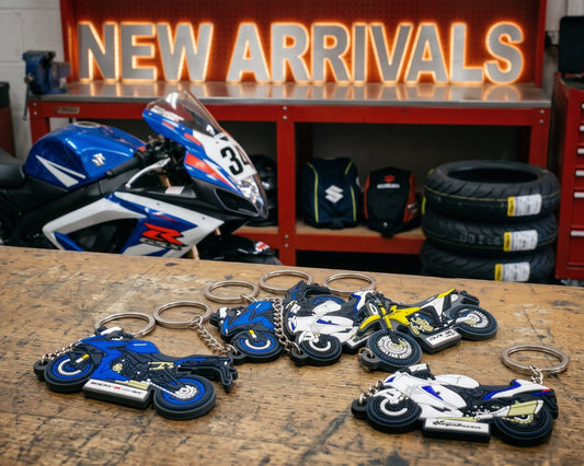 Upgrade Your Ride: Genuine Suzuki Rubber Keychains Have Landed