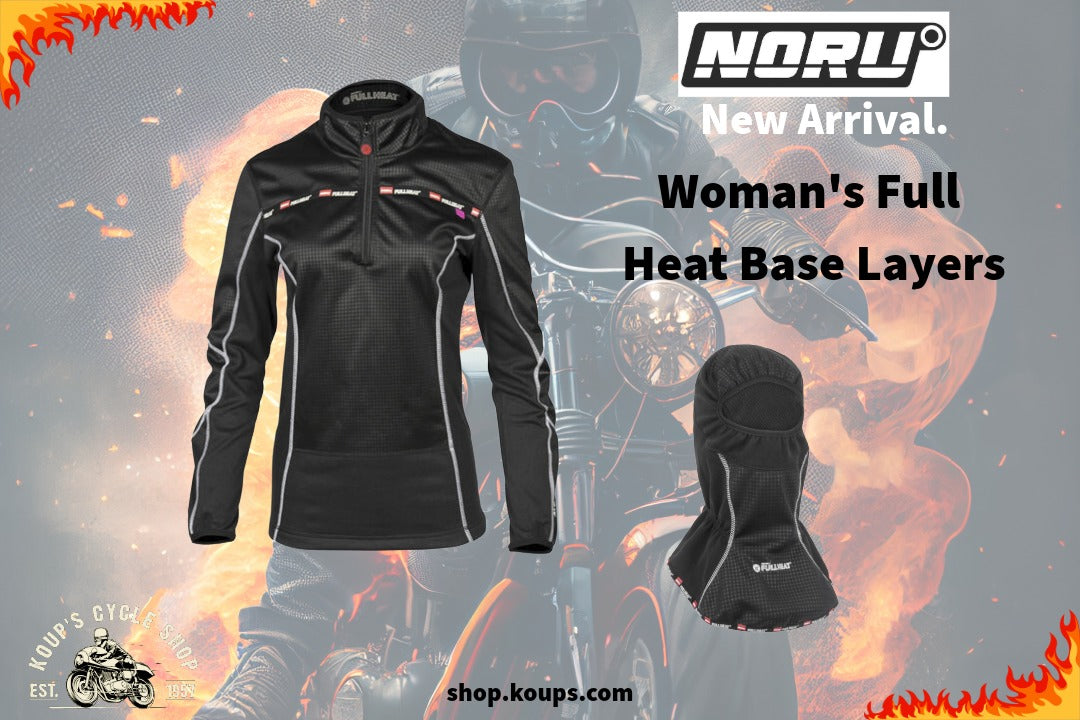 Extend Your Ride: Women’s NORU Full Heat Base Layer Collection Has Arrived at Koup’s