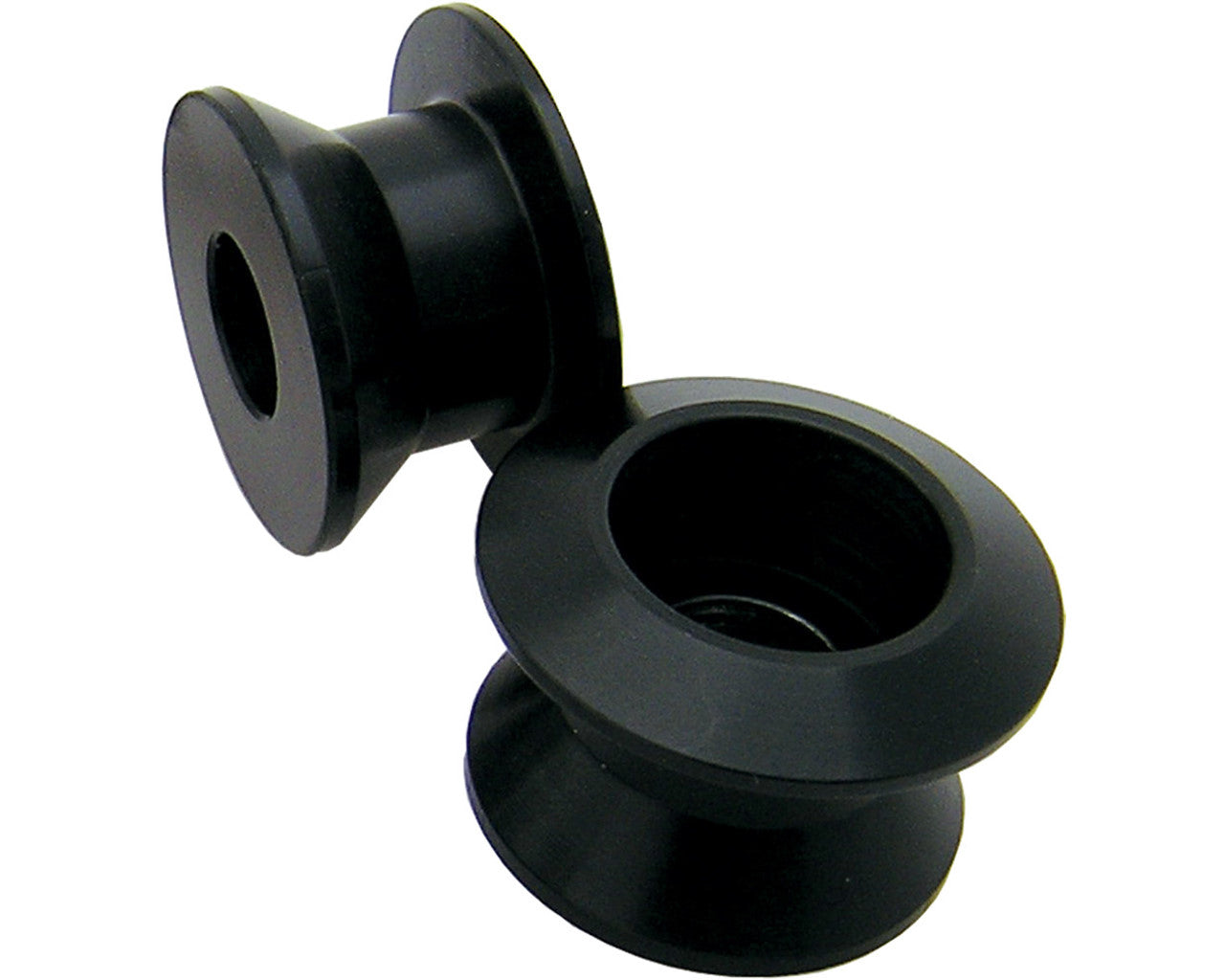 ProBoltUSA Swingarm Spools Black Multi-Fit Most Models 020-00151