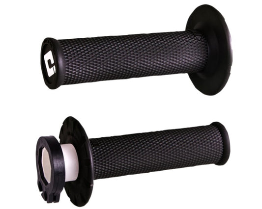 ODI Motorcycle Grips  V2 Lock On No-Waffle Black H36NWB