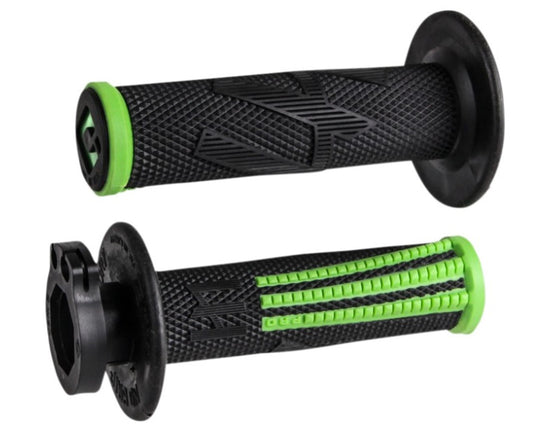 ODI Motorcycle Grips V2 Emig Pro Lock On Green/Black H36EPBN