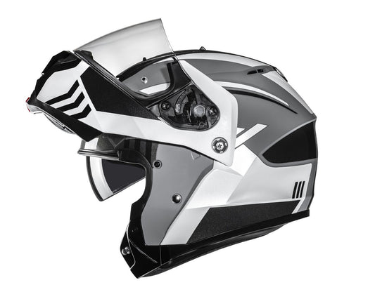 HJC C91 Modular Motorcycle Helmet KAON White/Gray/Black 