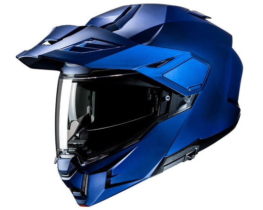 HJC i80 Adventure Modular Helmet Semi-Flat Metallic Blue 
