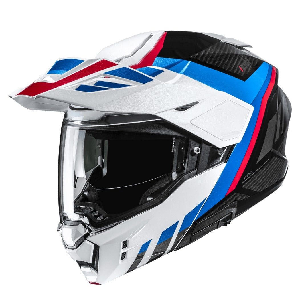 HJC i80 Adventure Modular Helmet MC21 Blue/White 