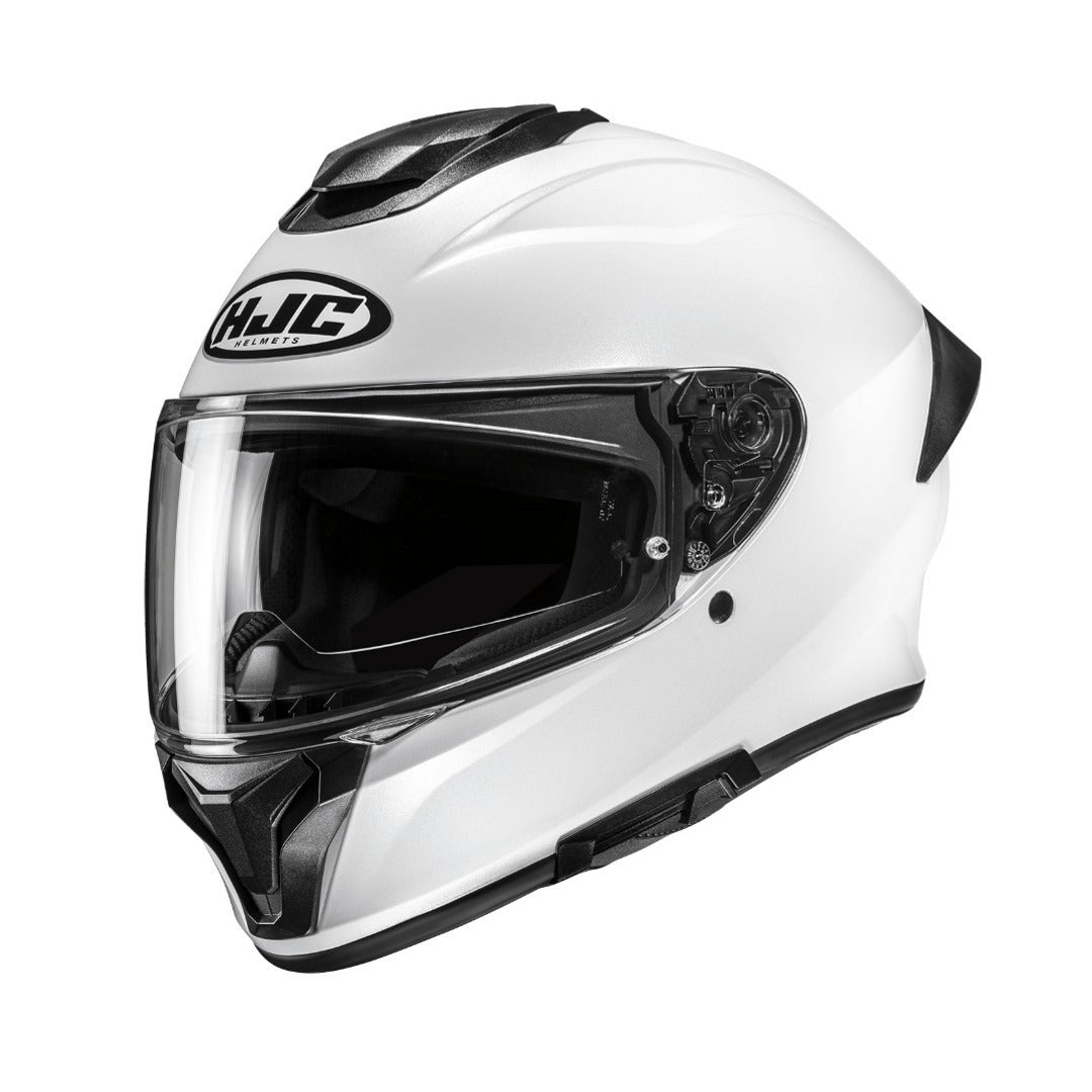 HJC C71 Motorcycle Full-Face Helmet Pearl White 