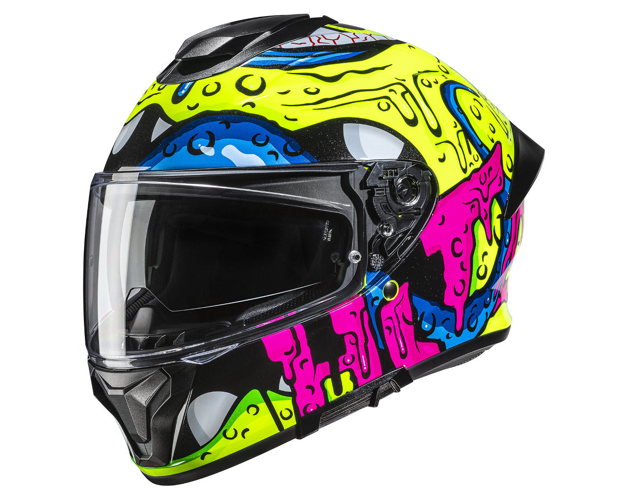 HJC C71 Full-Face Motorcycle Helmet Squeeze MC-32H 