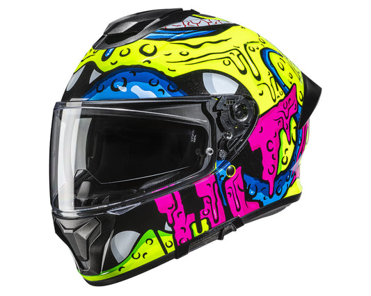 HJC C71 Full-Face Motorcycle Helmet Squeeze MC-32H 