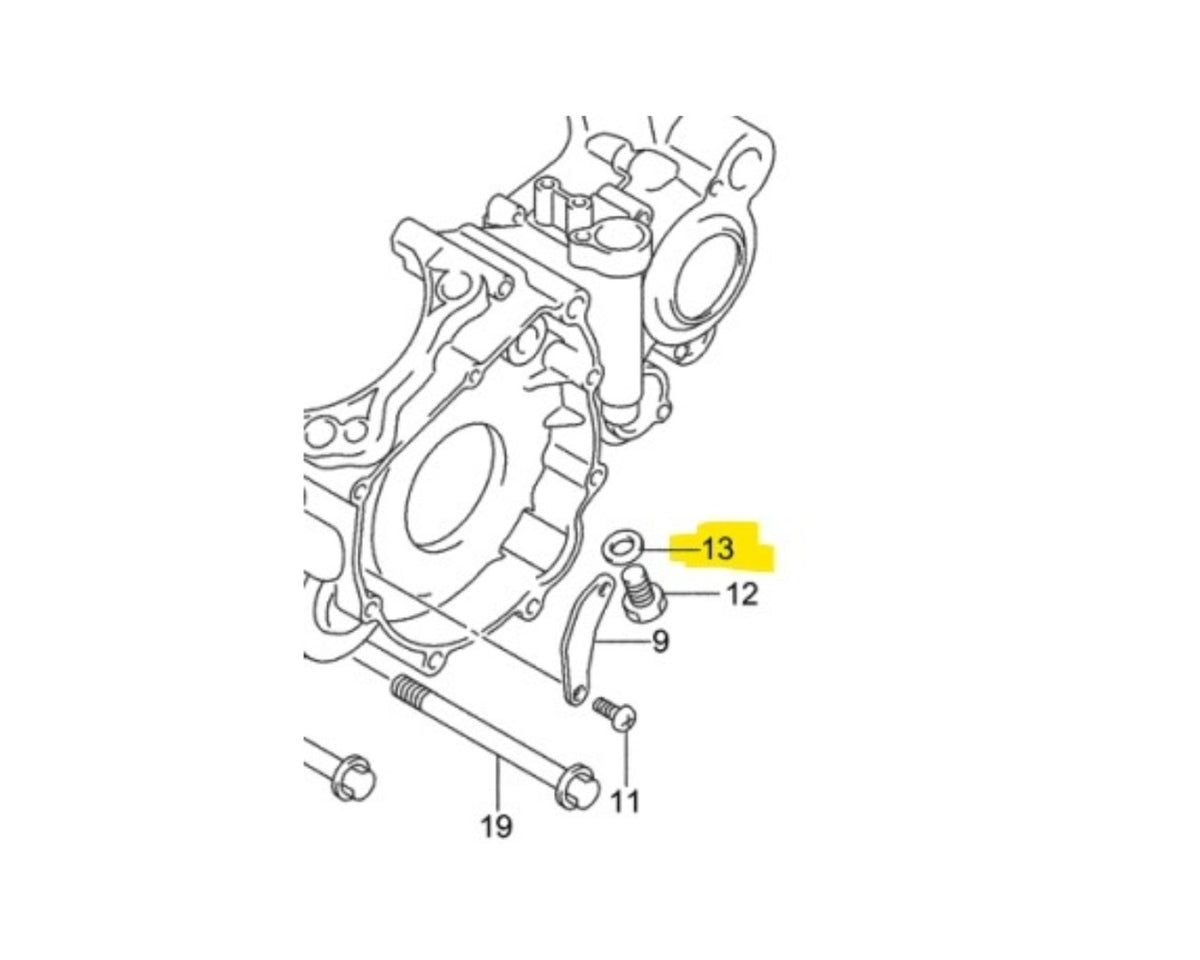Suzuki Oil Drain Bolt Crush Washer Motorcycle/ATV 09168-12002