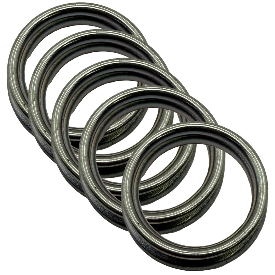 Suzuki Oil Drain Crush Washer Kit of 5 GSX250 GW250 09168-14L01-KIT