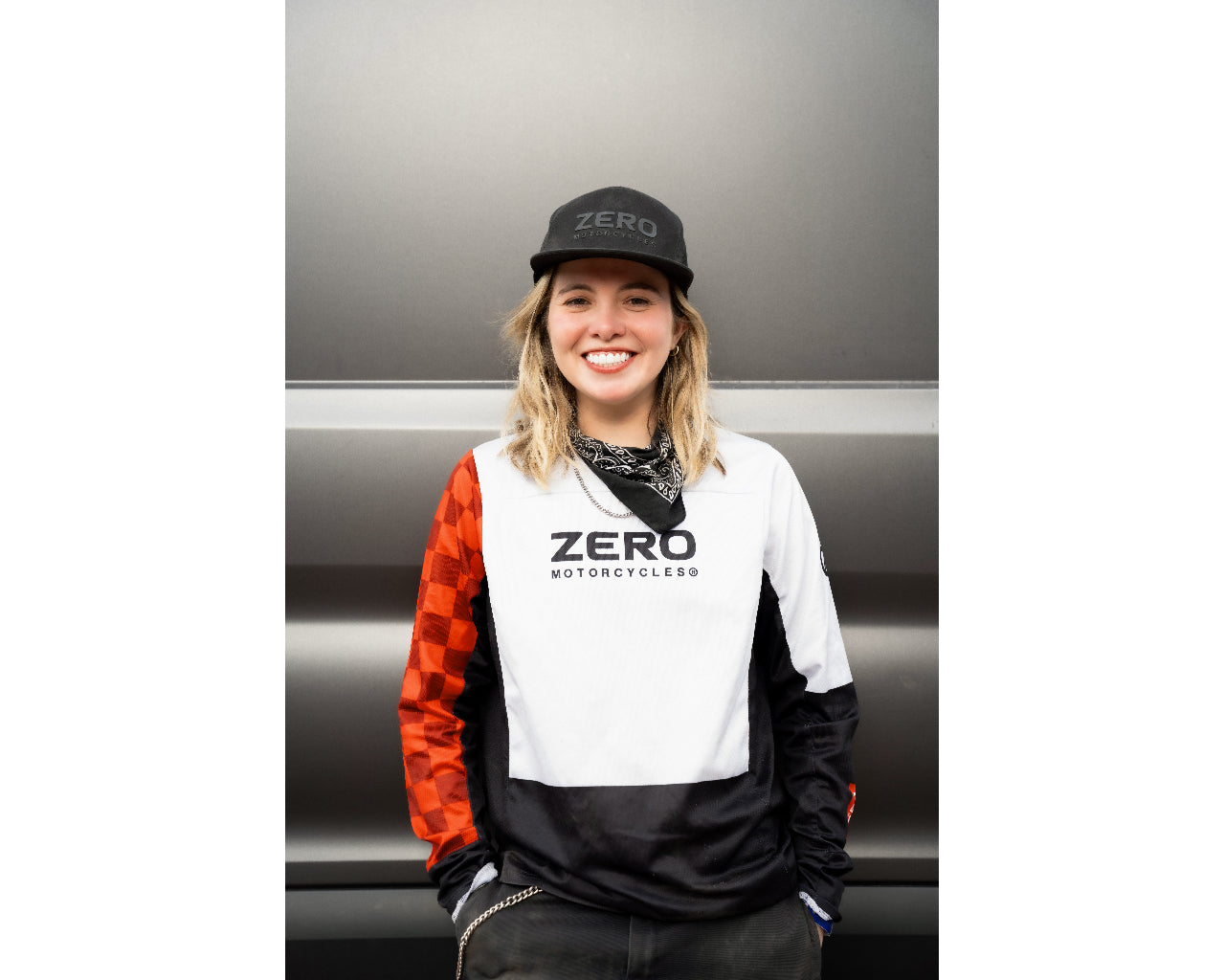 Zero Motorcycles MX Riding Jersey - Long Sleeve XB XE White 
