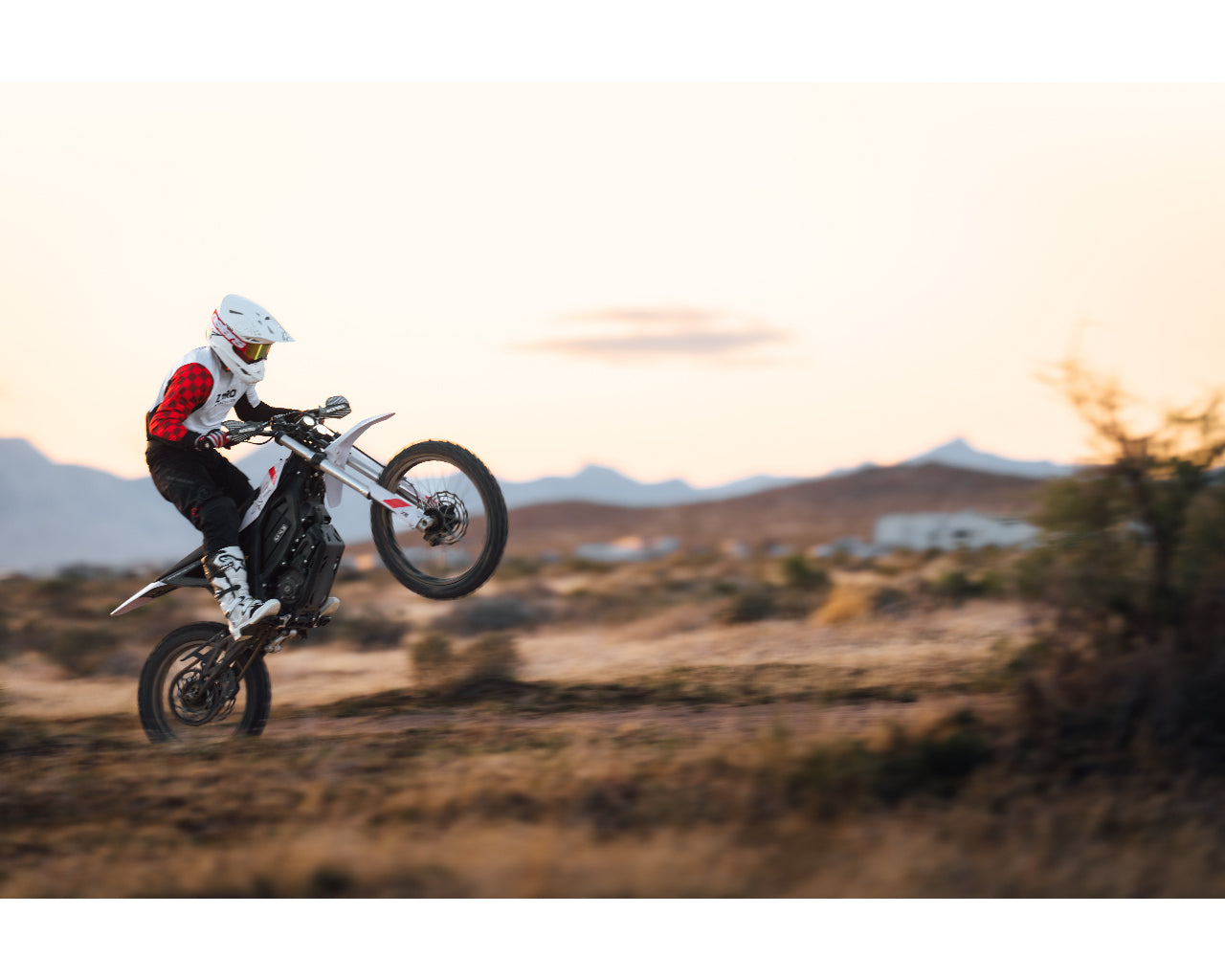 Zero Motorcycles MX Riding Jersey - Long Sleeve XB XE White 