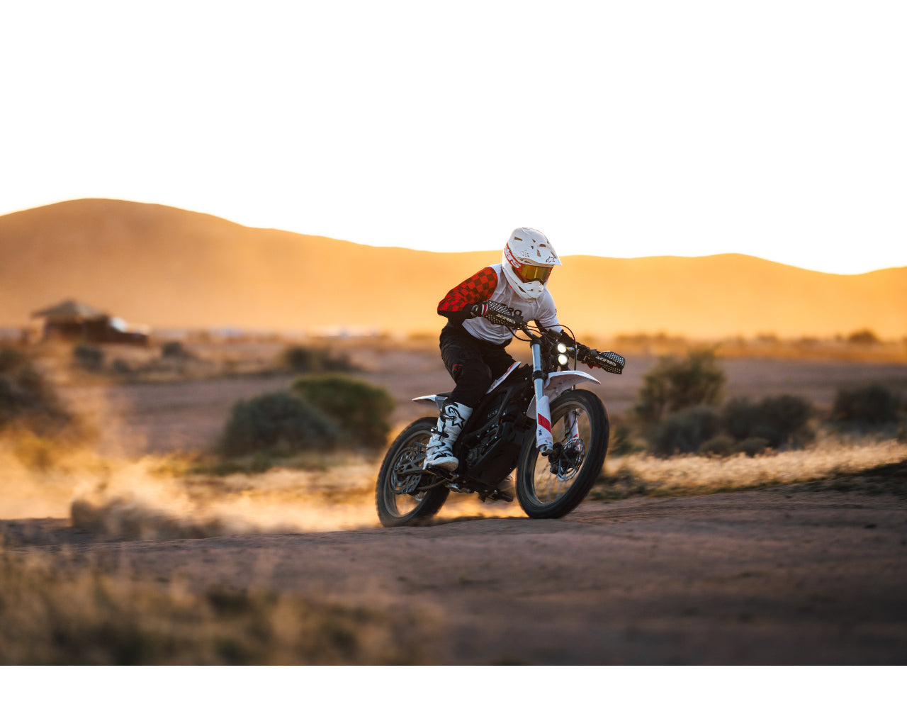 Zero Motorcycles MX Riding Jersey - Long Sleeve XB XE White 