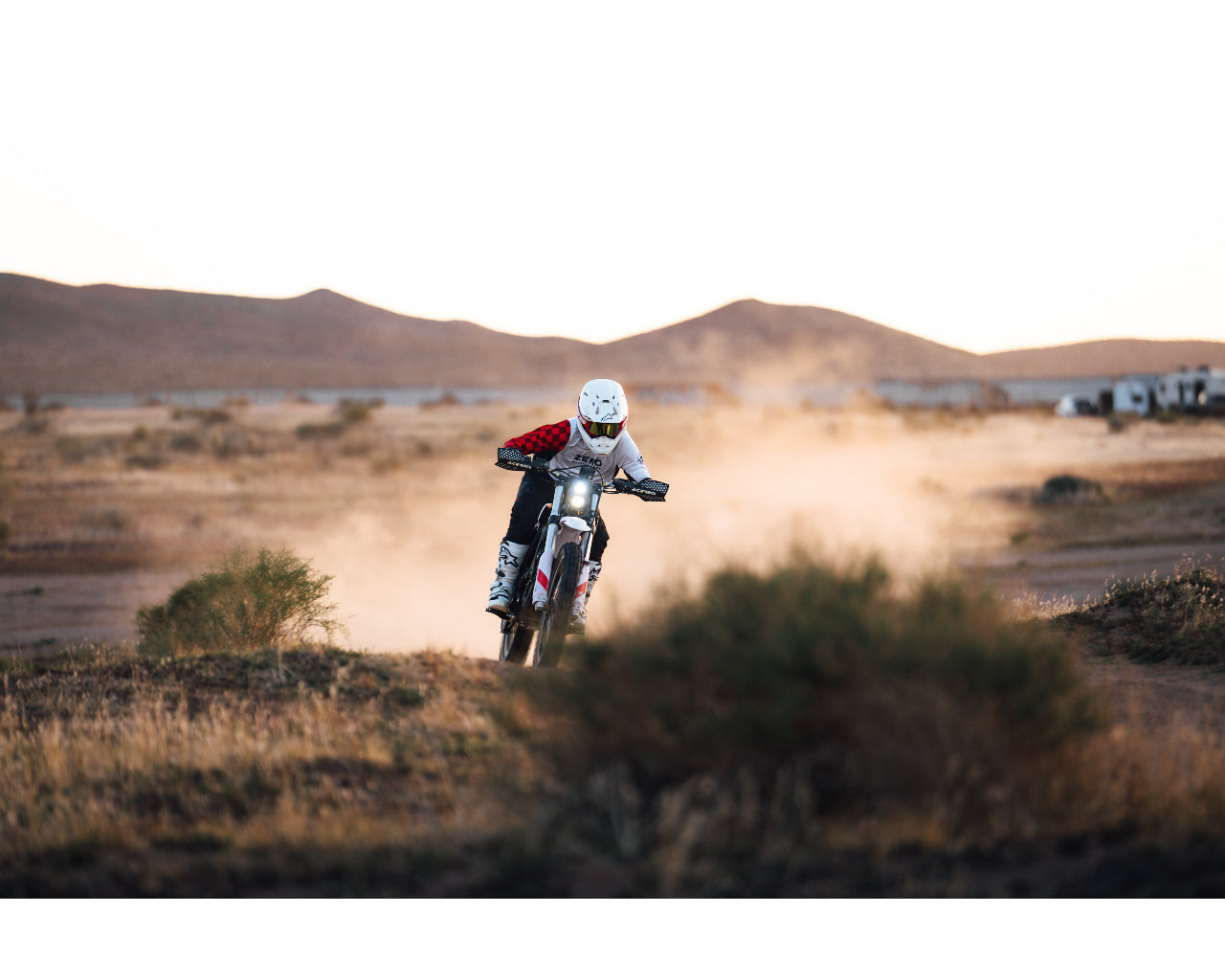 Zero Motorcycles MX Riding Jersey - Long Sleeve XB XE White 