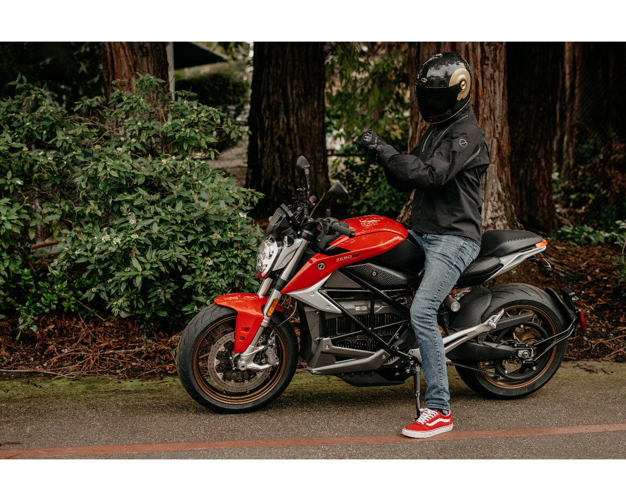 Zero Motorcycles By REV'IT Cartel Street Riding Mesh Gloves Black 