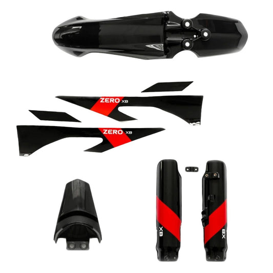 ZERO Motorcycles XB Black Bodywork Kit - Complete Fender/Body 10004925-01