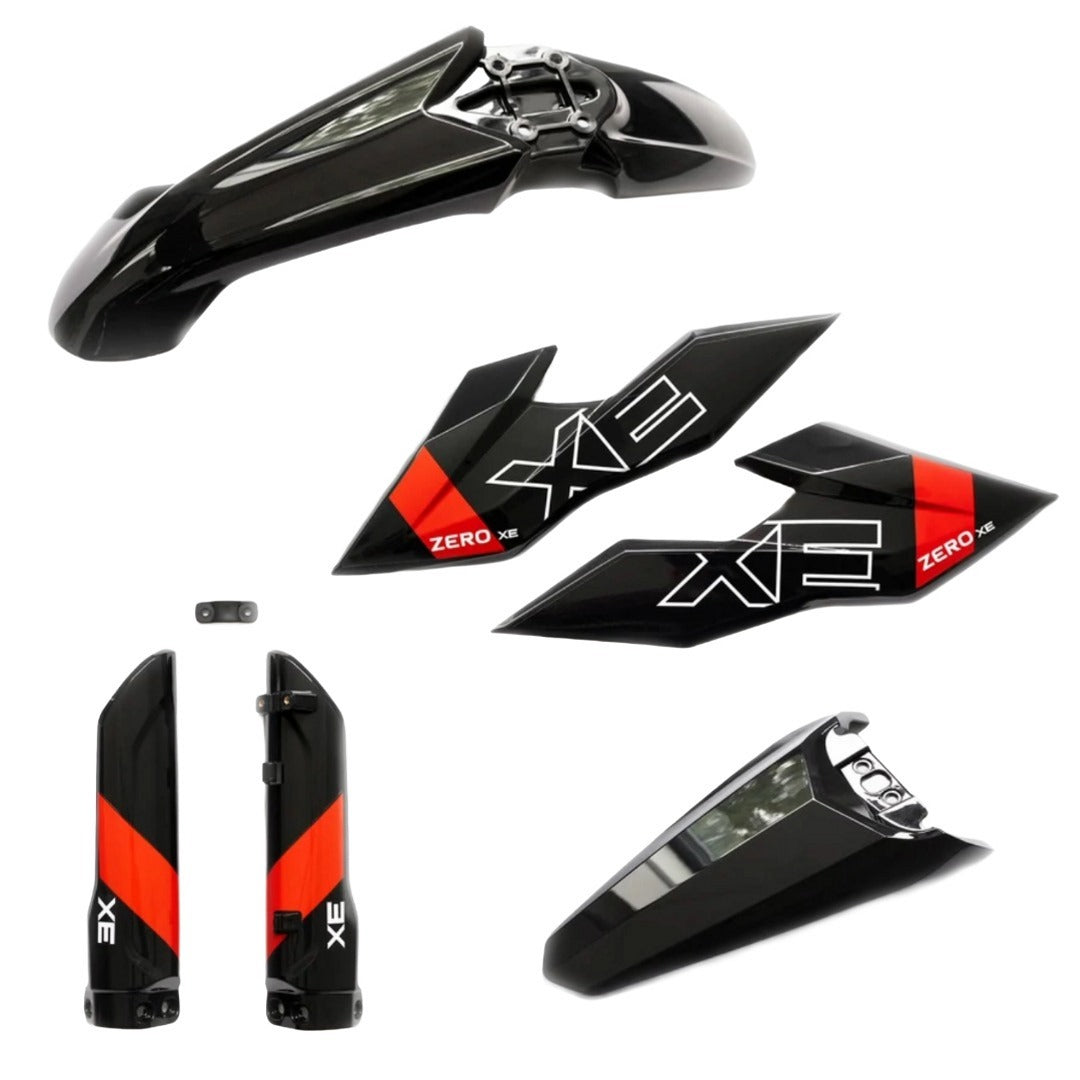 ZERO Motorcycles XE Black Bodywork Kit - Complete Fender/Body 10004926-01