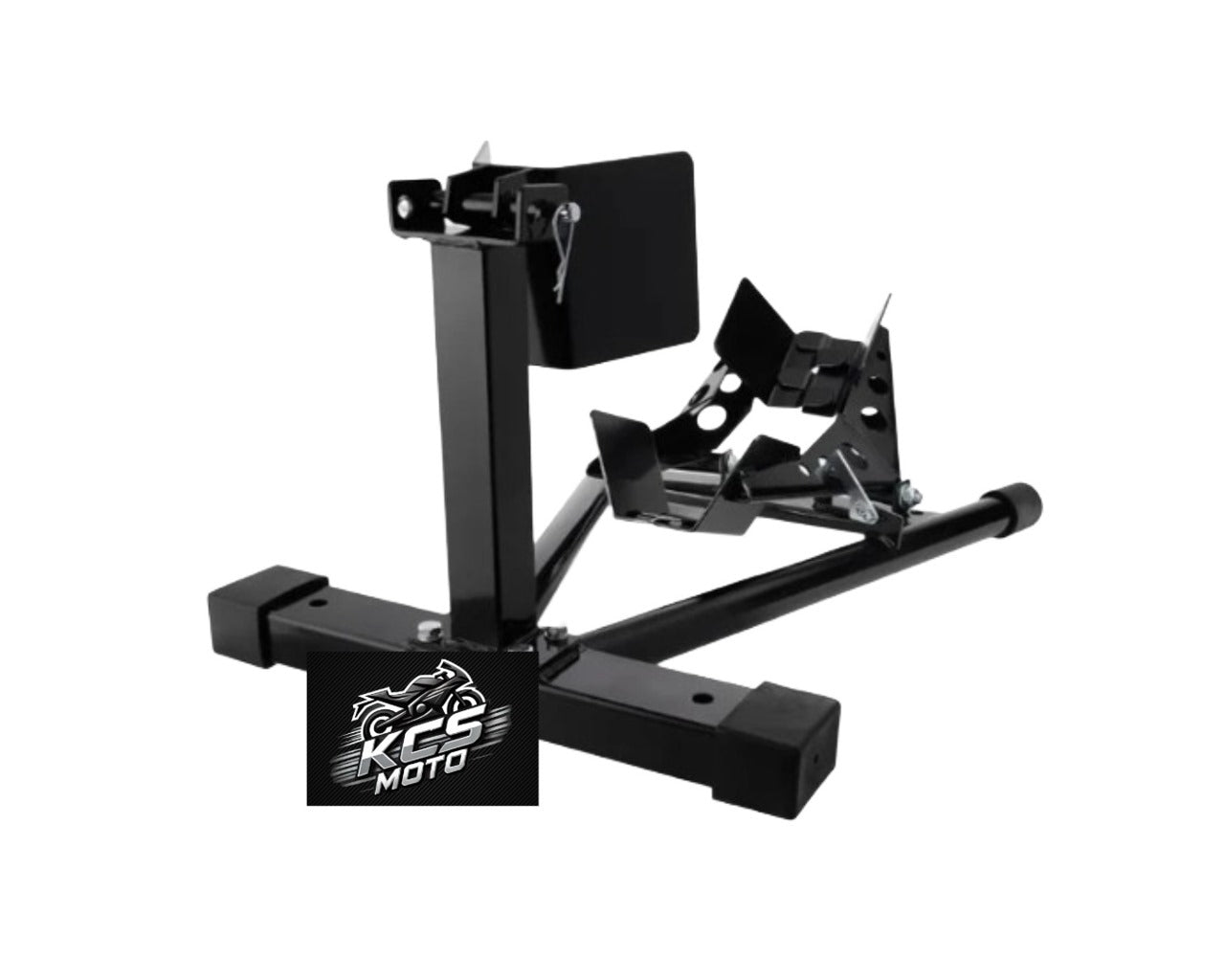 KCS Moto Universal Front Wheel Chock Black 10-08364 – Koup's Cycle Shop