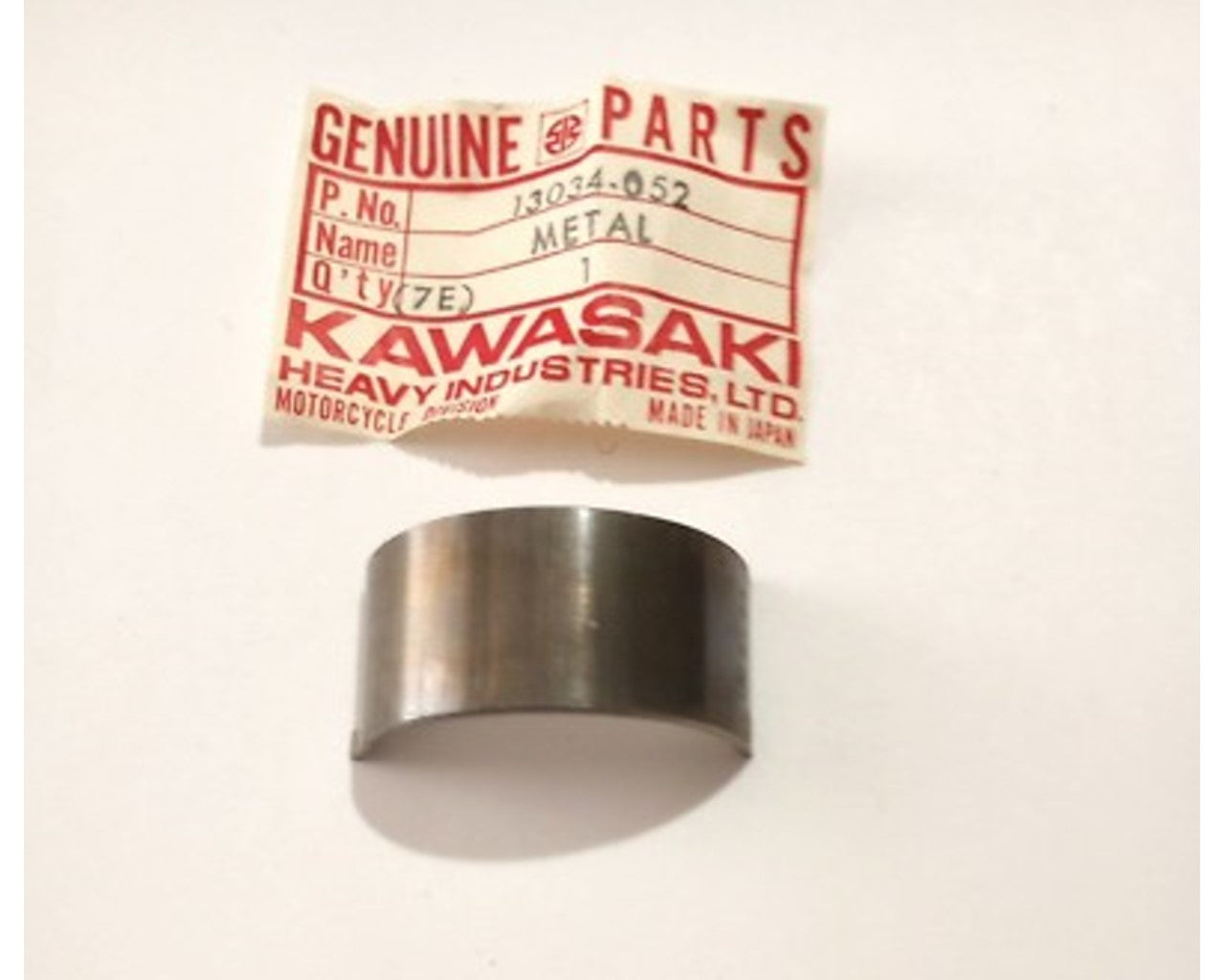 Kawasaki OEM Part METAL,CONNECT ROD BRG 13034-052