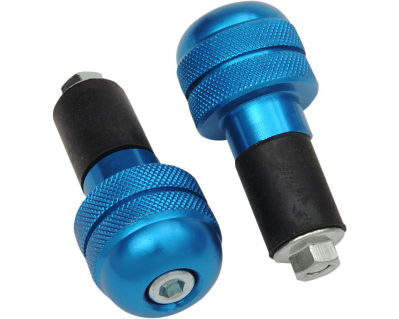 KCS Moto Anti-Vibration Handlebar End 7/8" Bars BLUE 156001