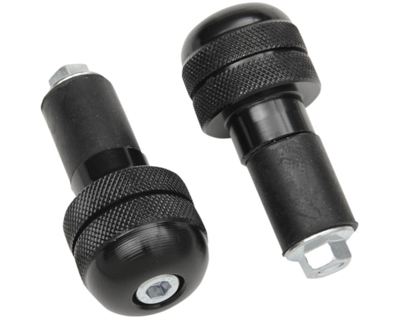 KCS Moto Anti-Vibration Handlebar End 7/8" Bars BLACK 156005