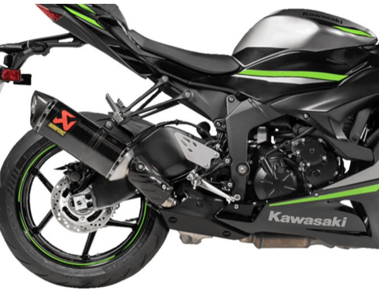 Akrapovic Slip-on Muffler Carbon Fiber ZX-6R Ninja S-K6SO7-HZC/3