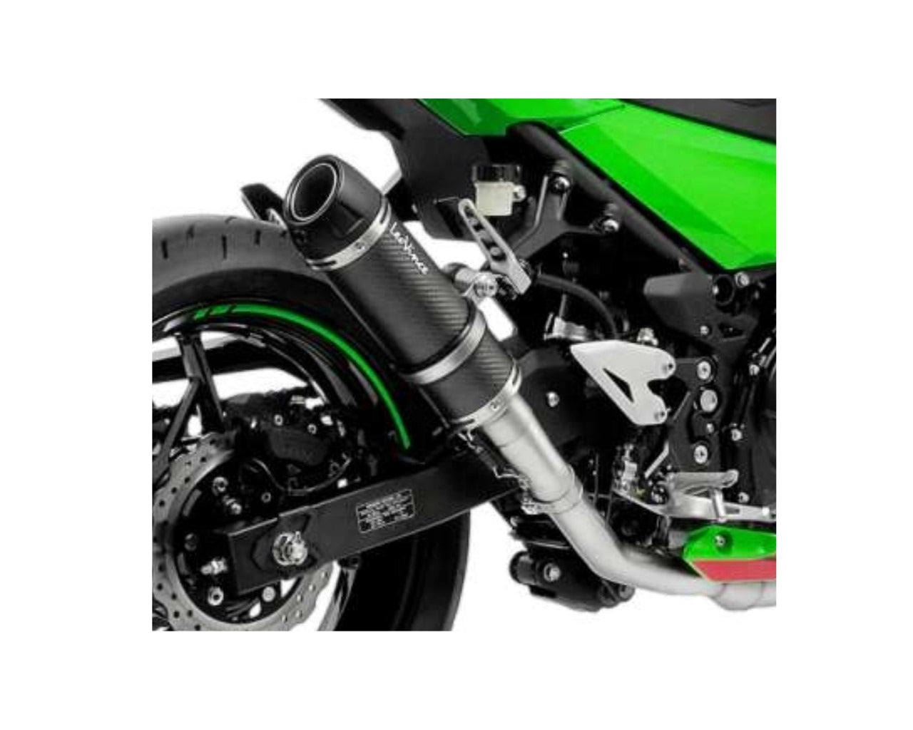 Kawasaki LeoVince GP Corsa EVO Slip-On Black Muffler Ninja 500 Z500 3389EBU
