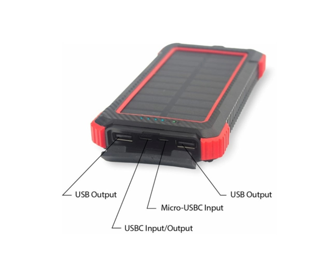 RidePower Wireless Solar Power Bank Charger Small/Light 2130-0368