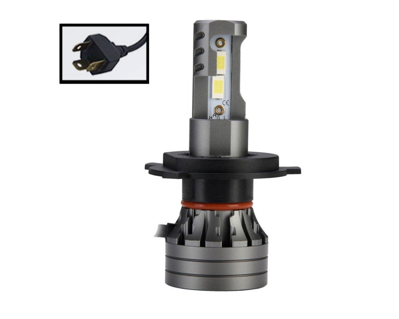 Pathfinder Ultra Mini H4 LED Bulb with Adjustable Base  XBH04