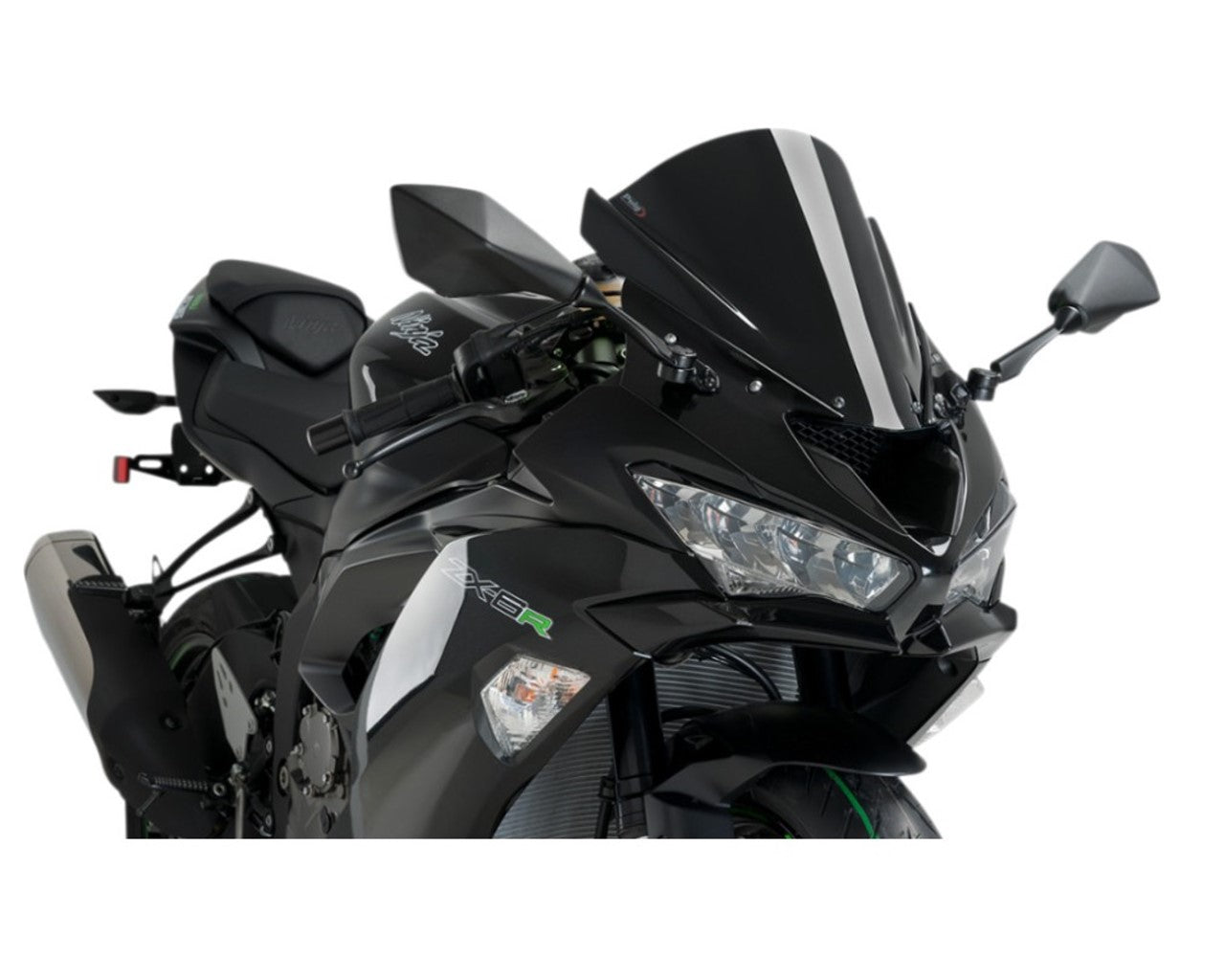 Puig Z-Racing Dark Smoke Windcreen 2009-2023 ZX6R Ninja 2301-2844