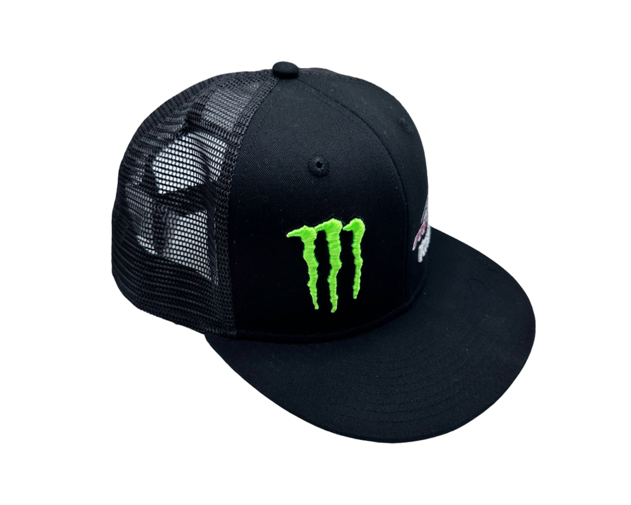 Kawasaki Team Pro Circuit Monster Energy Adjustable Team Trucker Hat Black