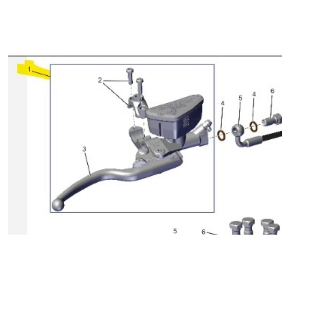 ZERO Motorcycles Juan 12.7mm Front Master Cylinder Assembly SDS 25-07682