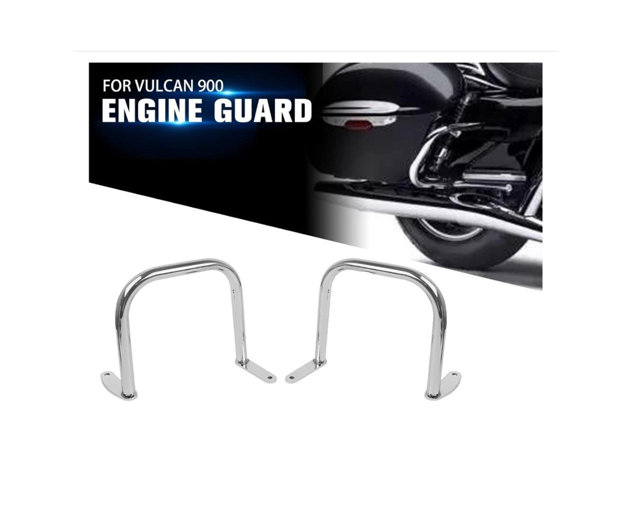 Kawasaki Chrome Saddlebag Guards Vulcan VN900 Classic 25172600