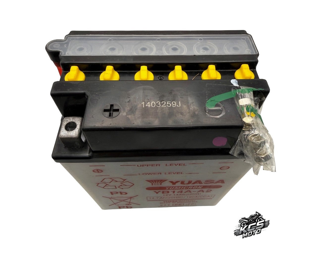 Kawasaki OEM Battery YB14A-A2 "Take off new" Mule SX 610  26012-1557