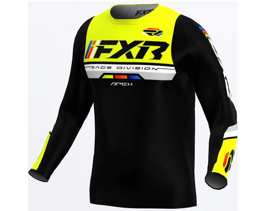 FXR Apex MX Motorcycle Riding Jersey HiViz Green 