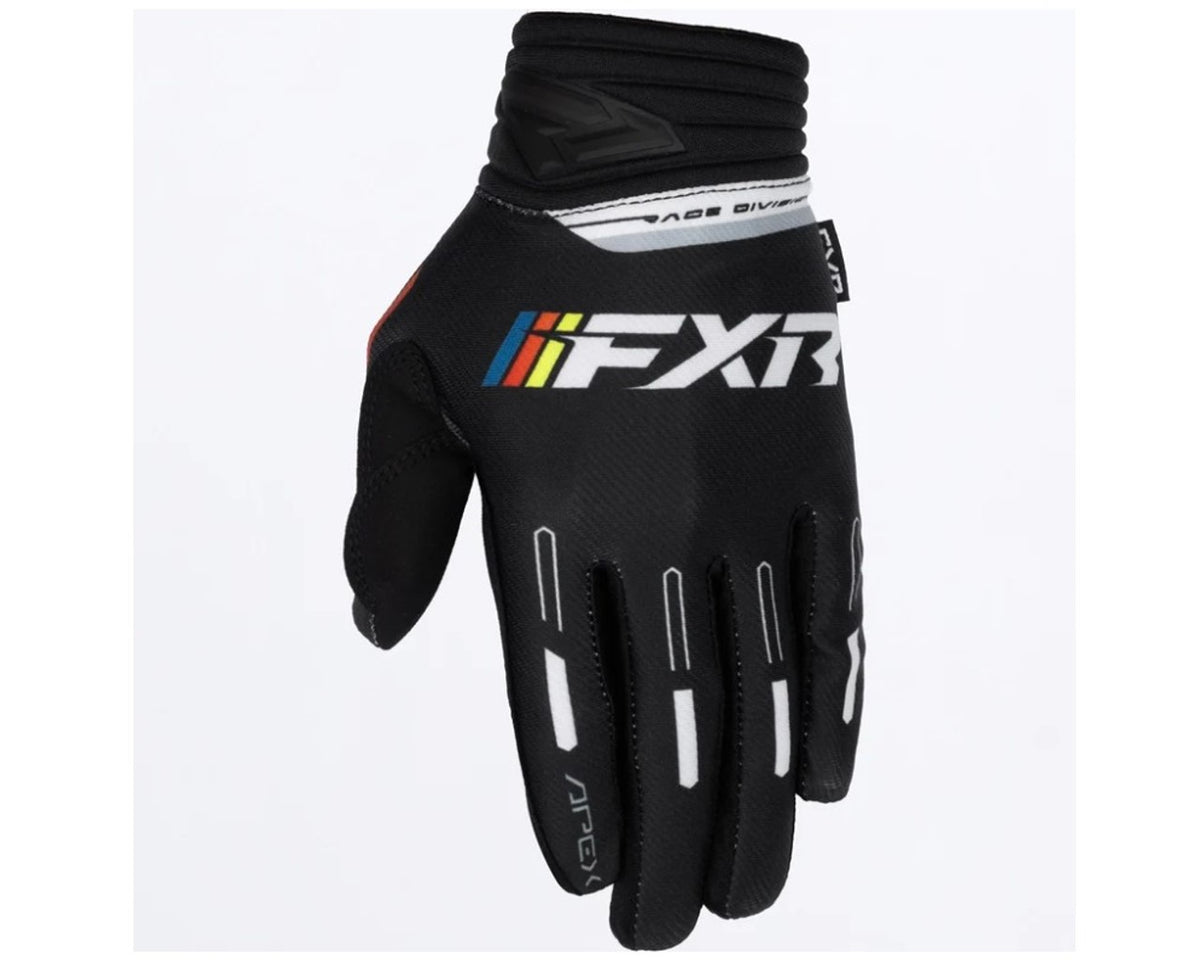 FXR Apex MX Gloves Black -  White 
