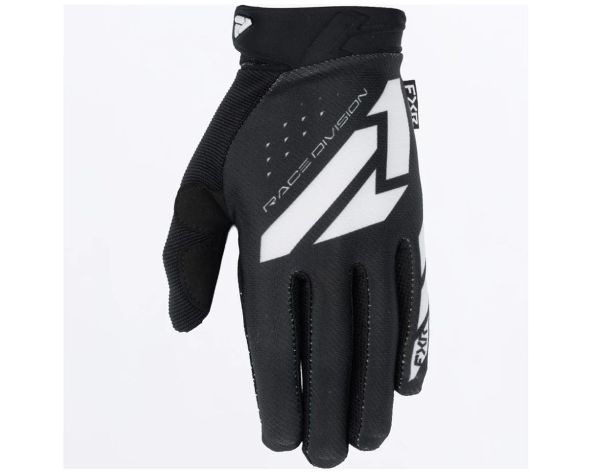 FXR Youth Reflex M Gloves Black - White 
