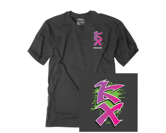 Kawasaki FX Kawasaki Retro KX T-Shirt Black 