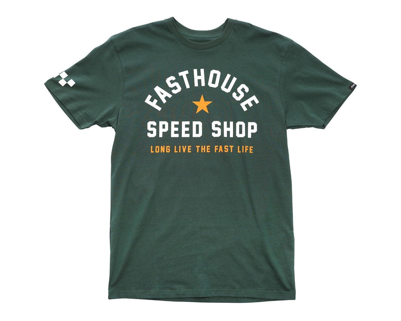 Fasthouse Speed Shop Fast Life T-Shirt Green Large