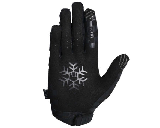 Fist Chequer Frosty Cold Weather Gloves Black 
