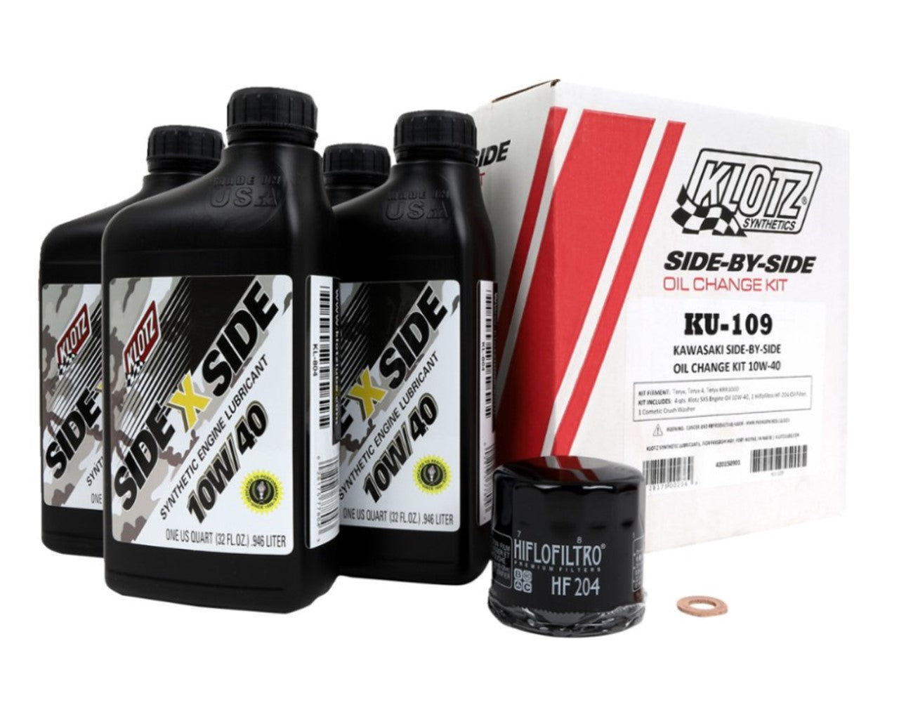 Klotz Oil Change Kit Teryx KRX1000 KRX4  KRT750 800 KU-109