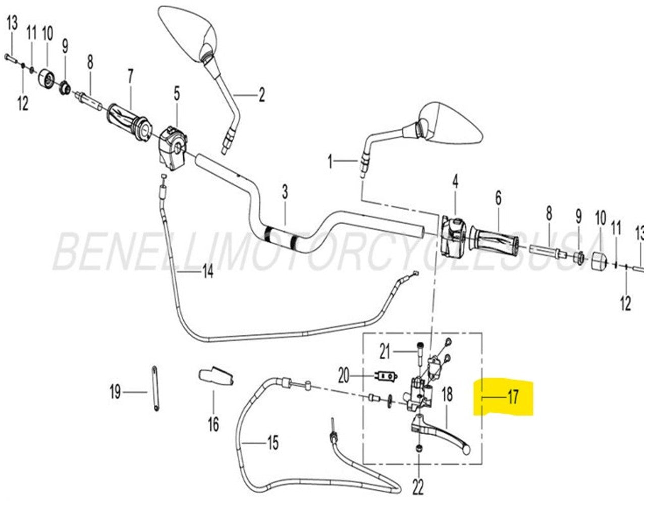 Benelli Clutch Purch Assembly TNT135 40080J020001