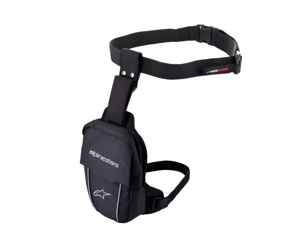 Alpinestars Access Thigh Bag Black Motorcycle Leg Bag 4296-3155-00