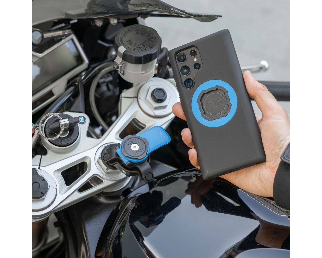 Quad Lock Motorcycle Fork Stem Mount  QLM-FSM