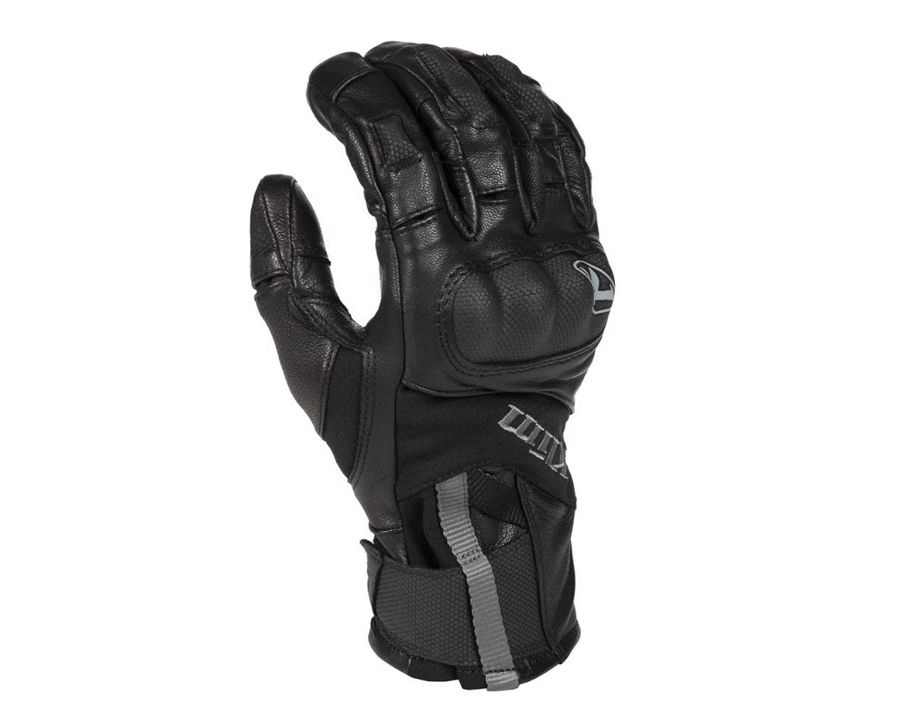 KLIM Adventure GTX Short Motorcycle Glove Black 
